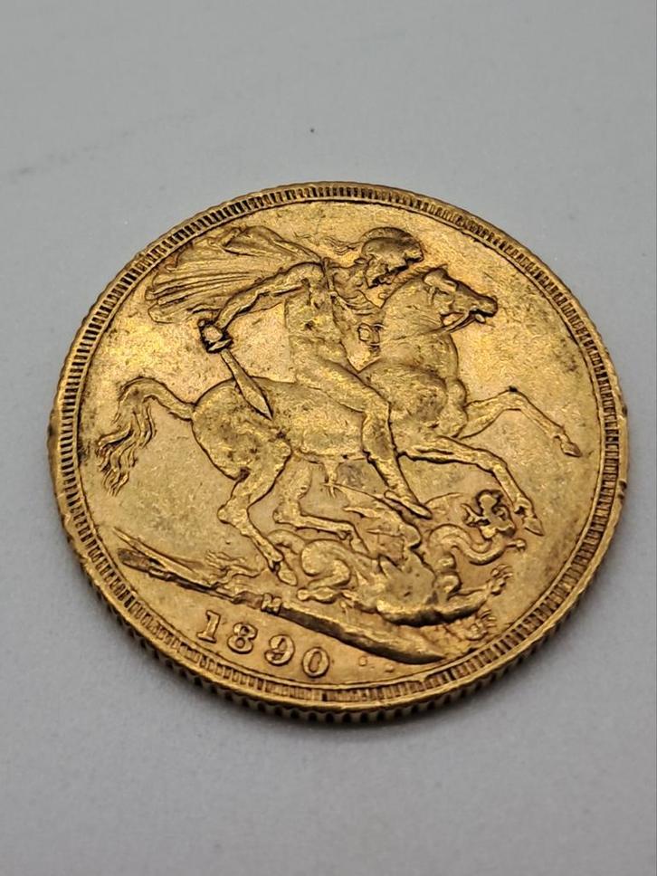 Gouden sovereign munt, Postzegels en Munten, Munten | Europa | Niet-Euromunten, Goud, Ophalen