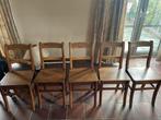 antiek houten donker houten stoelen met bijzet tafels, Antiek en Kunst, Antiek | Meubels | Stoelen en Sofa's, Ophalen
