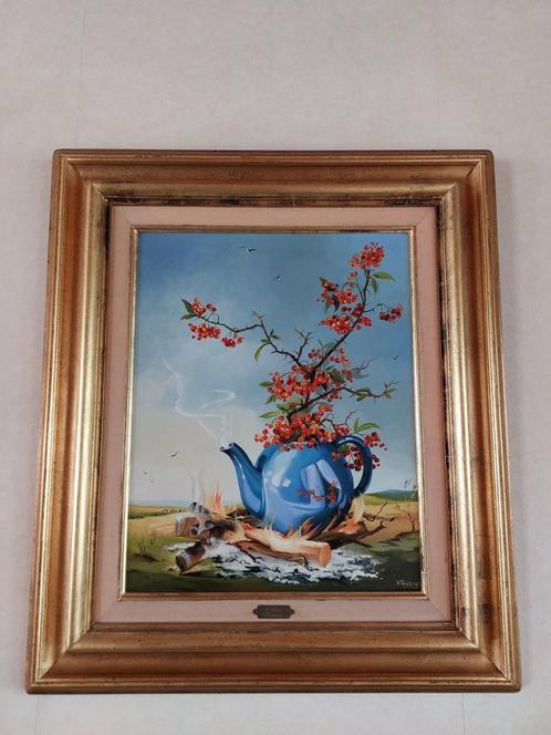Schilderij "Vuurdoorn" van Vera Noens, Antiek en Kunst, Kunst | Schilderijen | Klassiek, Ophalen
