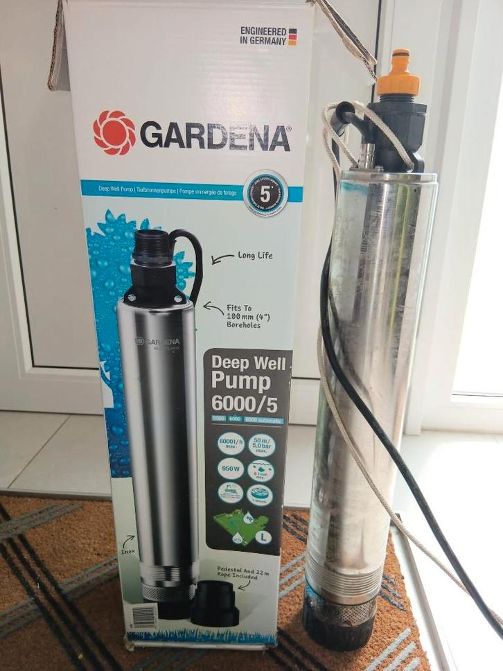 Gardena 6000/5 Inox Dompelpomp - ONDER GARANTIE 5 jaar!, Tuin en Terras, Waterpompen, Nieuw, Elektrisch, Ophalen