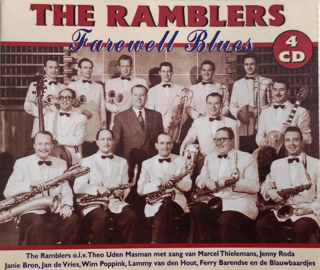THE RAMBLERS - Farewell blues (4 CD box), Cd's en Dvd's, Cd's | Jazz en Blues, Zo goed als nieuw, Jazz, 1940 tot 1960, Boxset