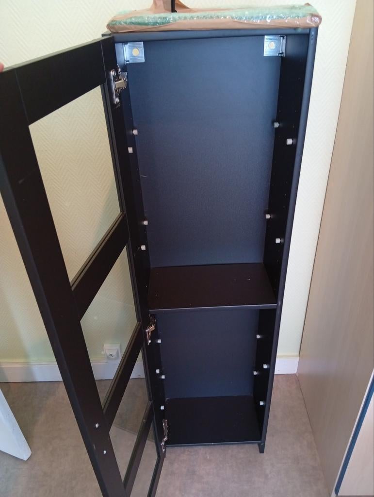 Colone murale ses étagères en verre en très bon état, Maison & Meubles, Enlèvement, Comme neuf