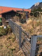 Omheining met poortje + sleutel - zelf af te breken, Ophalen, Met poort, Gebruikt, Aluminium