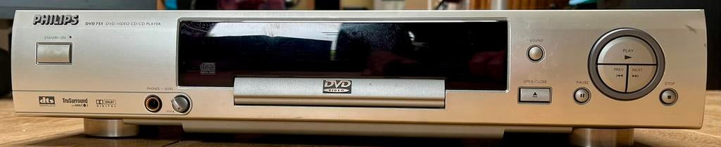 Philips DVD speler 751/002 (regio vrij), Audio, Tv en Foto, DVD spelers, Ophalen, Zo goed als nieuw, Dvd-speler, Philips