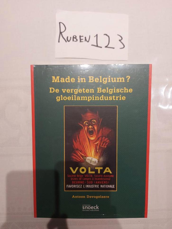 Made in Belgium gloeilampenindustrie nieuw in plastic, Boeken, Geschiedenis | Stad en Regio, Ophalen of Verzenden