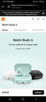 Redmi Buds 6 Xiaomi, Enlèvement