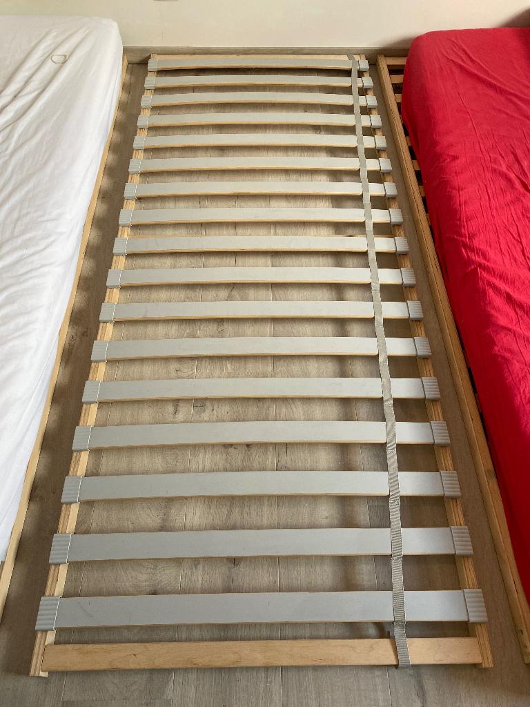 Boxspring 80x200, Ophalen, Zo goed als nieuw, Eenpersoons, Bedbodem