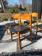 4 chaises Marc Klipper, Brun, Enlèvement, Utilisé, Bois