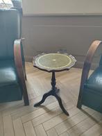 Antiek bijzettafeltje, Maison & Meubles, Moins de 75 cm, Enlèvement, Utilisé, Bois