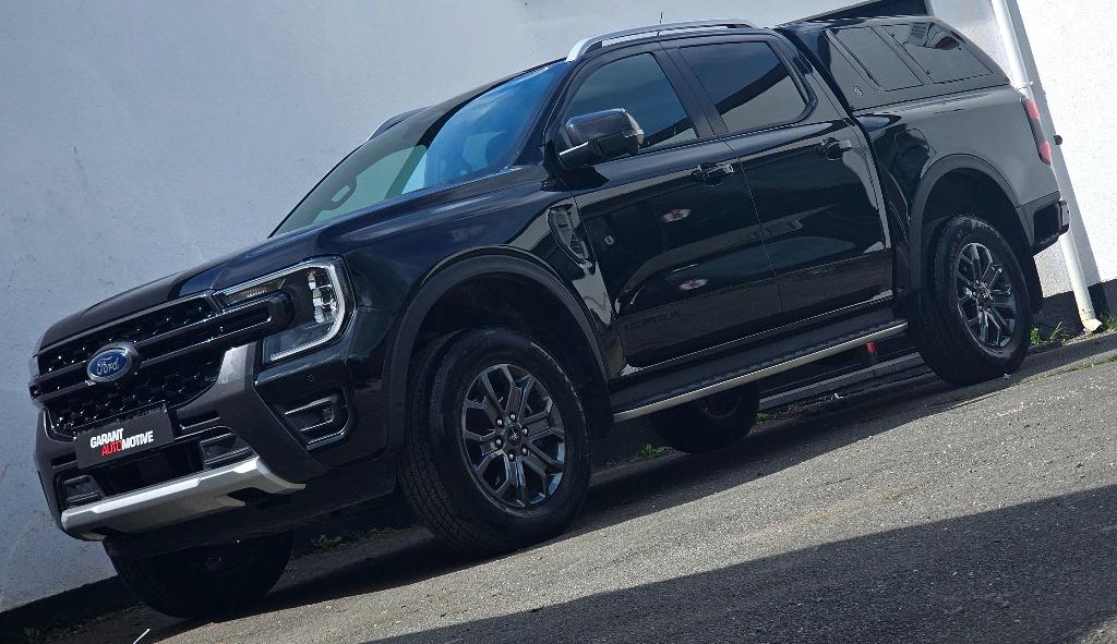 Ranger 3.0 e-4WD Wildtrak *NIEUWSTAAT *€39.248 EX BTW/HTVA, Auto's, Ford, Automaat, 2993 cc, Zwart, Leder