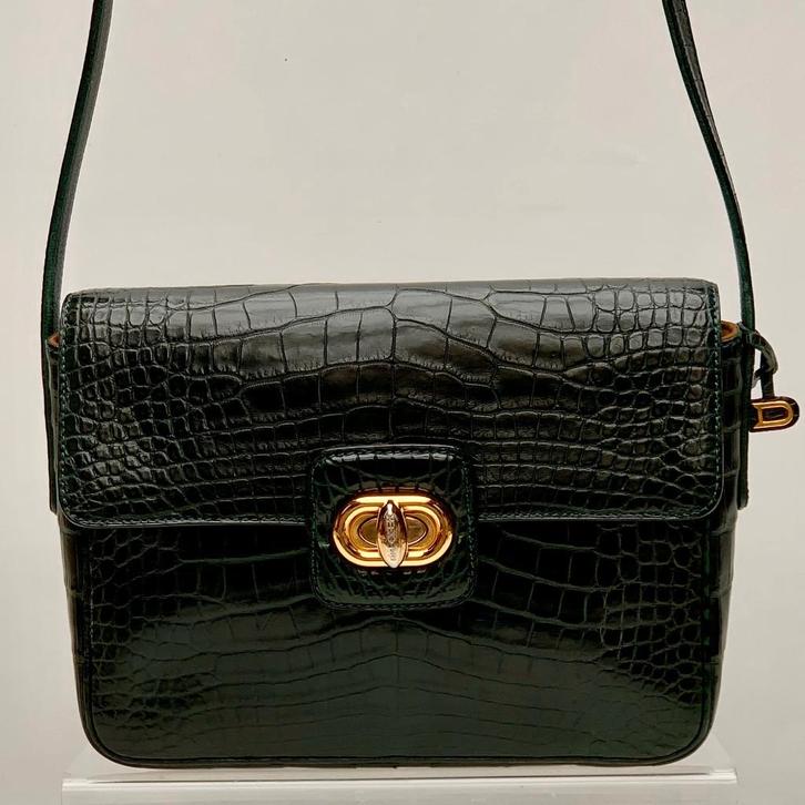 Handtas Delvaux Croco. Nog Delvaux en Louis Vuitton te koop., Bijoux, Sacs & Beauté, Sacs | Sacs Femme, Sac à main, Enlèvement ou Envoi