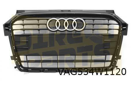 Audi A1 (1/15-11/18) voorbumpergrille (VMZ zwart) Origineel!, Auto-onderdelen, Carrosserie, Bumper, Audi, Voor, Nieuw, Verzenden
