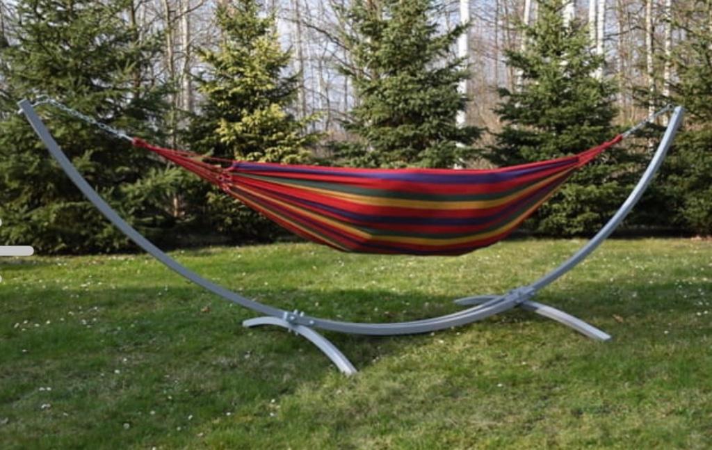Hangmat met staander, Ophalen, Zo goed als nieuw, Met standaard, Eenpersoons