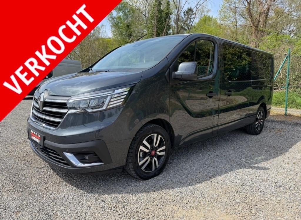 Renault Trafic 2.0 // L2 // 150Pk // 5 Seats // Automaat, Autos, Camionnettes & Utilitaires, Entreprise, Achat, Caméra 360°, ABS