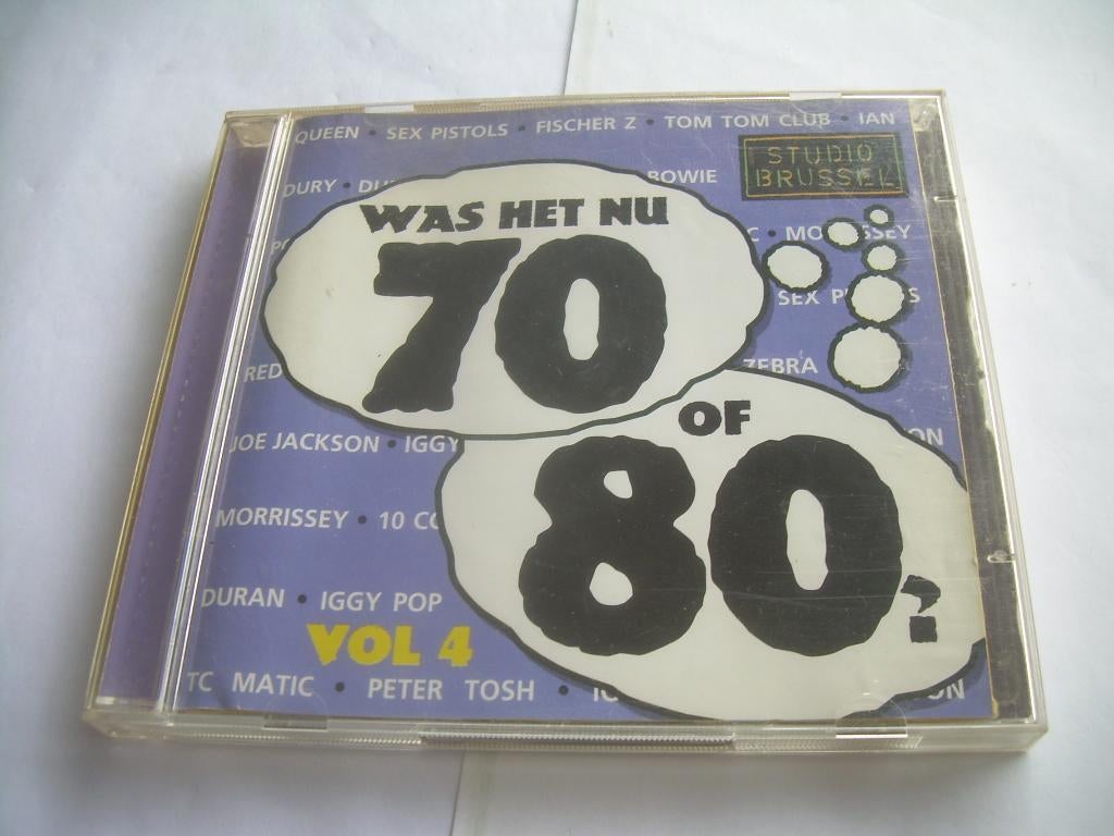 2 CD S - STUDIO BRUSSEL - WAS HET NU 70 OF 80  - VOL 4, Ophalen of Verzenden, Zo goed als nieuw, Pop