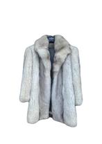 Zeer mooie bontjas, Ophalen of Verzenden, Zo goed als nieuw, Maat 42/44 (L), Wit