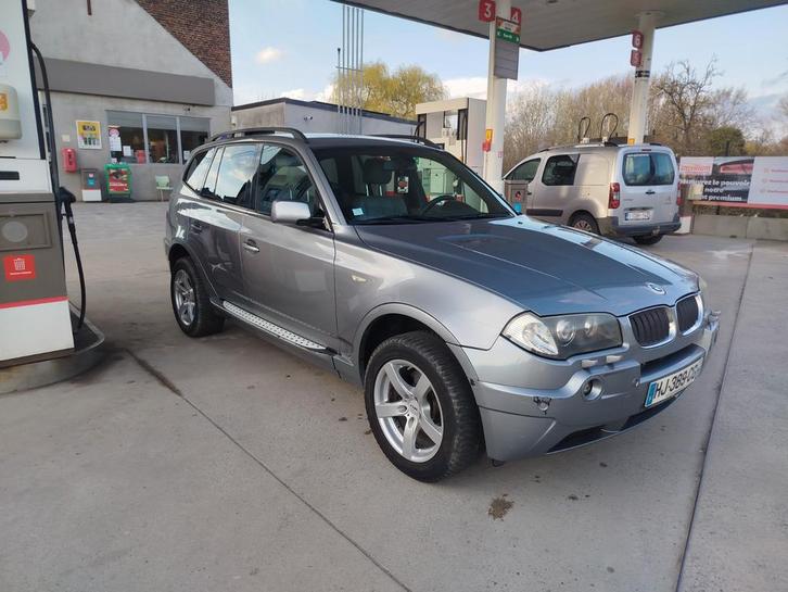 BMW X3 214500km ️, Auto's, BMW, Particulier, X3, 4x4, Diesel, Grijs, Leder