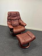 Fauteuil inclinable Stressless Reno avec repose-pieds, Maison & Meubles, 75 à 100 cm, Scandinavisch design, Enlèvement, Utilisé