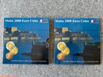 Pièces Euro Malte 2008 coffret série commémorative, Enlèvement ou Envoi, Malte, 2 euros, Série