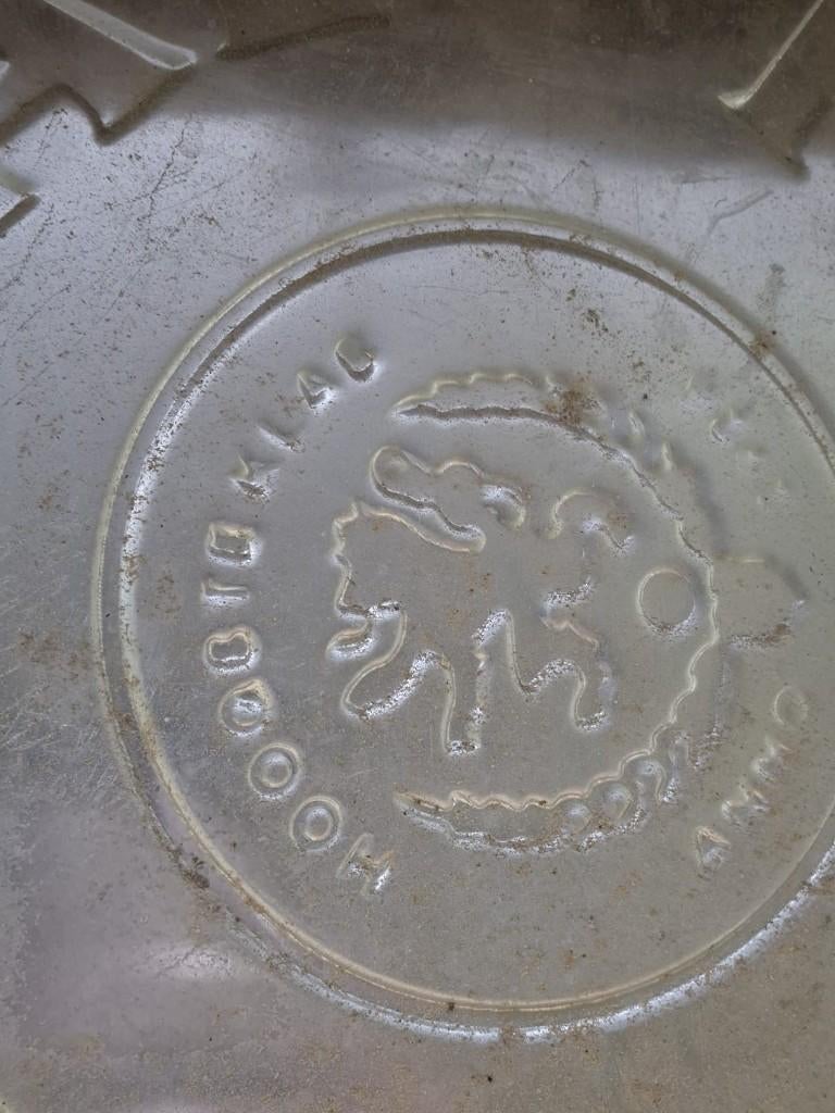 IJzeren Bord Cristal Alken, Verzamelen, Ophalen, Gebruikt, Reclamebord