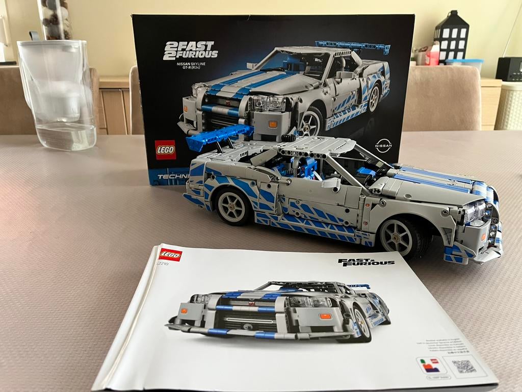 Lego Technic Nissan GT-R 2 Fast 2 Furious 42210, Enlèvement ou Envoi, Comme neuf, Ensemble complet, Lego