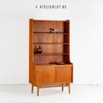 Boekenkast design Johannes Sorth, Huis en Inrichting, Kasten | Boekenkasten, Ophalen, Gebruikt, 100 tot 150 cm, Teakhout