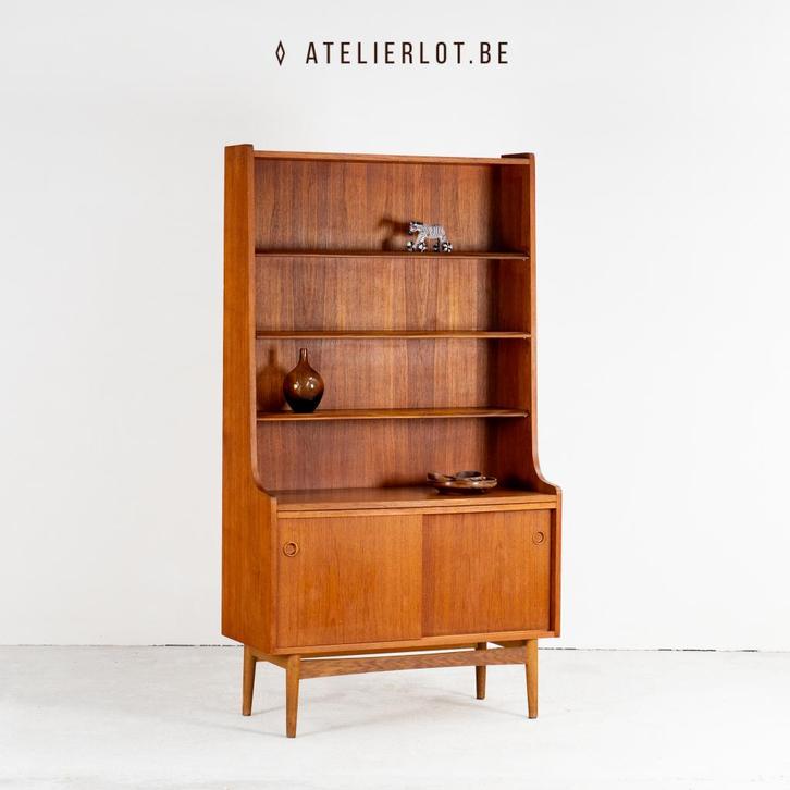 Boekenkast design Johannes Sorth, Huis en Inrichting, Kasten | Boekenkasten, Gebruikt, 100 tot 150 cm, 150 tot 200 cm, 25 tot 50 cm