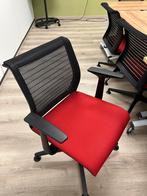 Degelijke vergaderstoelen, Huis en Inrichting, Ophalen, Gebruikt, Rood, Bureaustoel