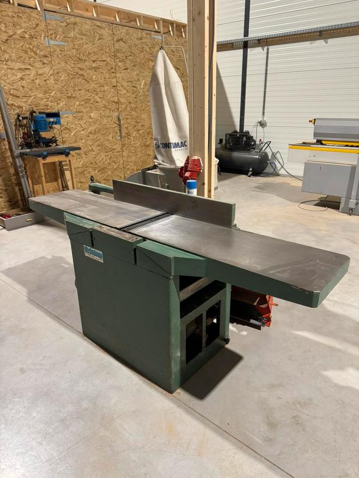 Raboteuse dégauchisseuse 410mm + mortaiseuse, Bricolage & Construction, Raboteuses, Utilisé, Enlèvement