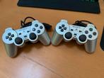 Duo Dualshock 2 Silver | Sony PlayStation 2, Enlèvement ou Envoi, Comme neuf, Contrôleur, PlayStation 2