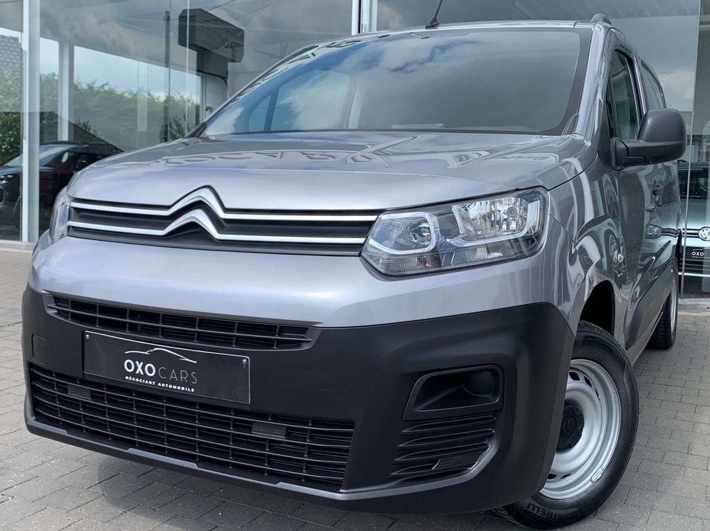 Citroën Berlingo 1.5 HDi / 3 PLACES / Airco / Gps / CarPlay, Autos, Camionnettes & Utilitaires, Argent ou Gris, Achat, Entreprise