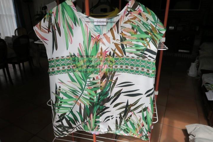 Broek + blouse bladprint nieuw Heart Mind mt 34-36, Kleding | Dames, Blouses en Tunieken, Nieuw, Maat 36 (S), Overige kleuren