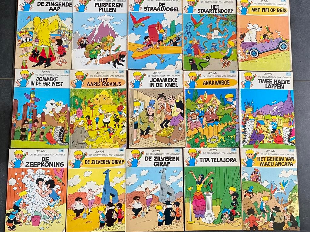 Groot lot Jommeke, Boeken, Meerdere stripboeken, Ophalen, Gelezen