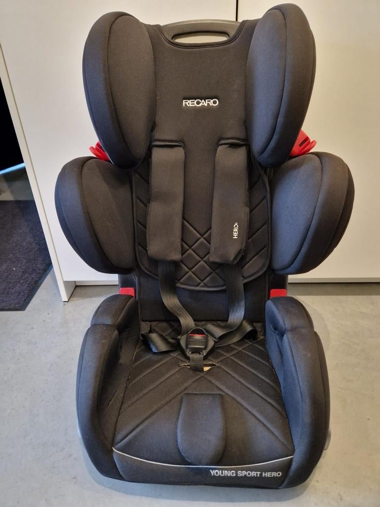 Autostoel Recaro Young Sport Hero Black, Ophalen, Zo goed als nieuw, Overige merken, Autogordel