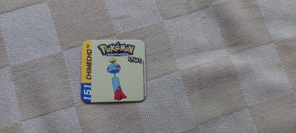 jouet magnétique Pokemon Panini Staks Chimecho de 2003, Enlèvement ou Envoi