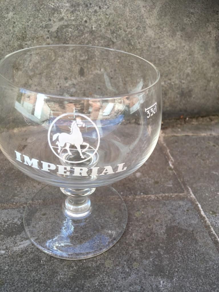 Verre Imperial 33cl, Collections, Verres & Petits Verres, Enlèvement ou Envoi