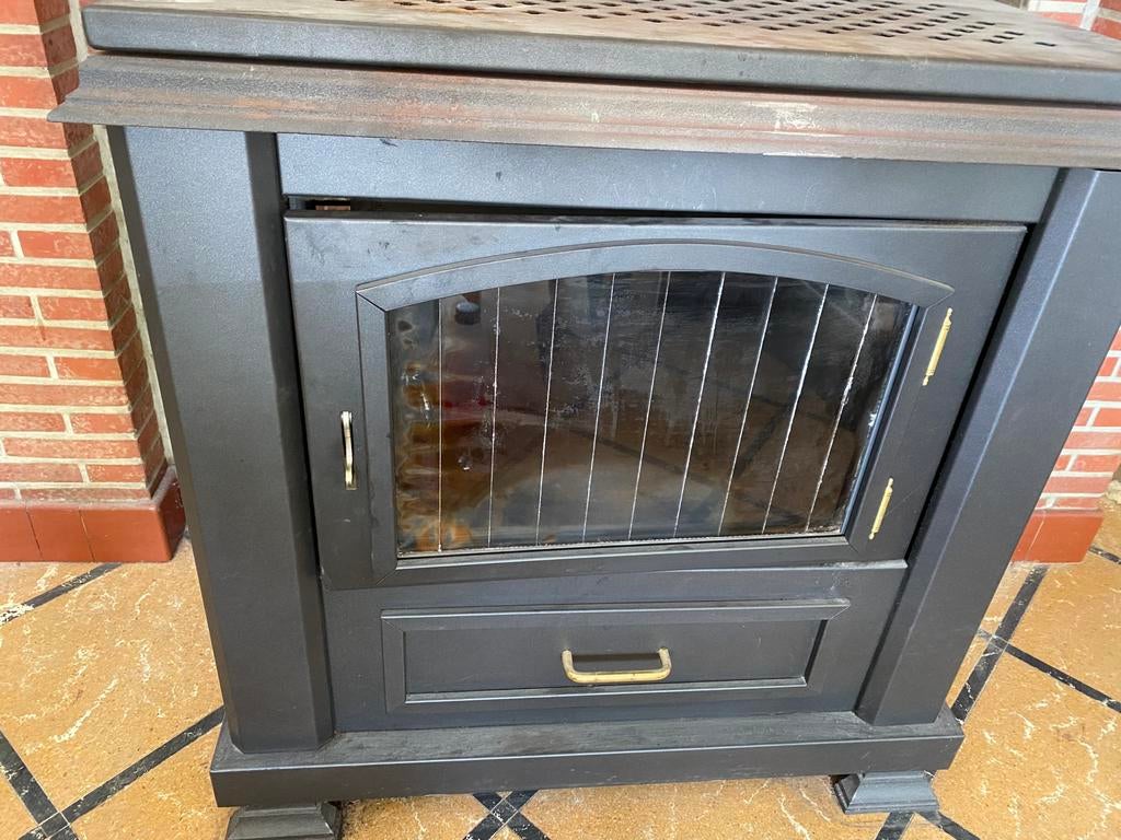 Mazout kachel, Huis en Inrichting, Kachels, Ophalen, Gebruikt, Vrijstaand, Overige soorten