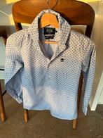 River Woods - blauw/rood gebloemd hemd - 10 jaar, Enlèvement, Comme neuf, Garçon, Chemise ou Chemisier