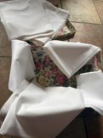 6 grote stukken witte stof ideaal voor naailes of hobby, Hobby en Vrije tijd, Ophalen, Nieuw