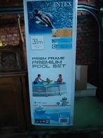 Zwembad 305cm x 76hoog met zandfilter, onderhouds pakket, Tuin en Terras, Ophalen of Verzenden