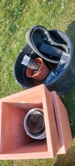 Gratis bloembakken of potten, Ophalen