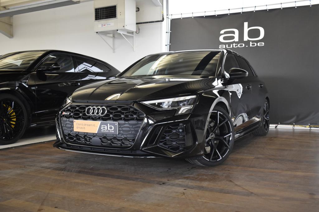 Audi RS3 QUATTRO, SPORTBACK, MATRIX LED, RS SPORTUITLAAT, A, Autos, Audi, Entreprise, RS3, 4x4, ABS, Phares directionnels, Régulateur de distance