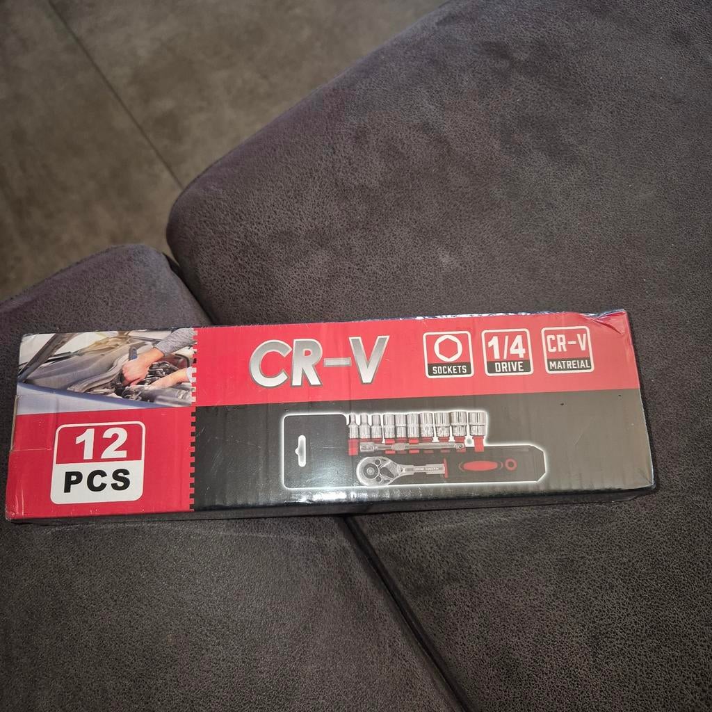 12 delig dopsleutelset, Doe-het-zelf en Bouw, Ophalen of Verzenden, Nieuw