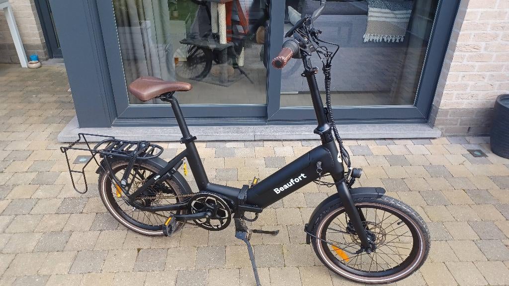 Elektrische vouw, mini fiets Beaufort, Ophalen, Zo goed als nieuw, 50 km per accu of meer, Overige merken