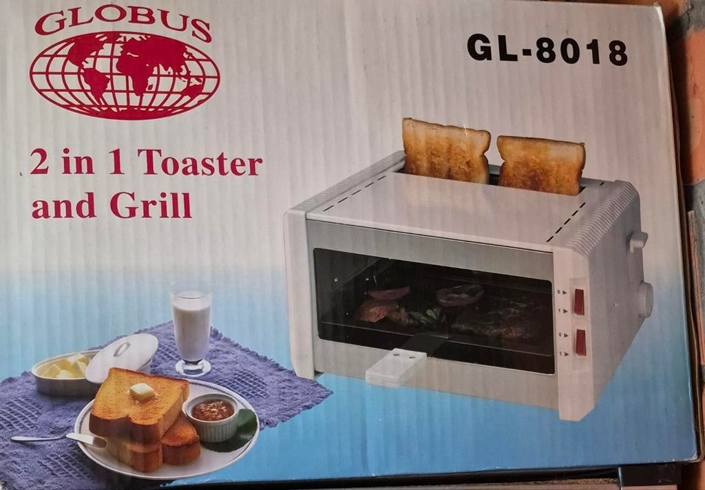 Toaster et grill 2 en 1 neuf, Ophalen