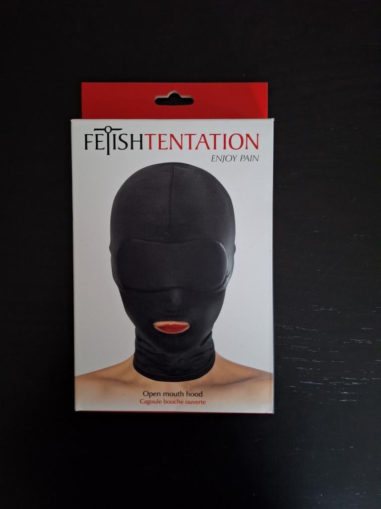 Cagoule bdsm bouche ouverte, Enlèvement ou Envoi, Neuf, Gants, Chapeau ou Casquette