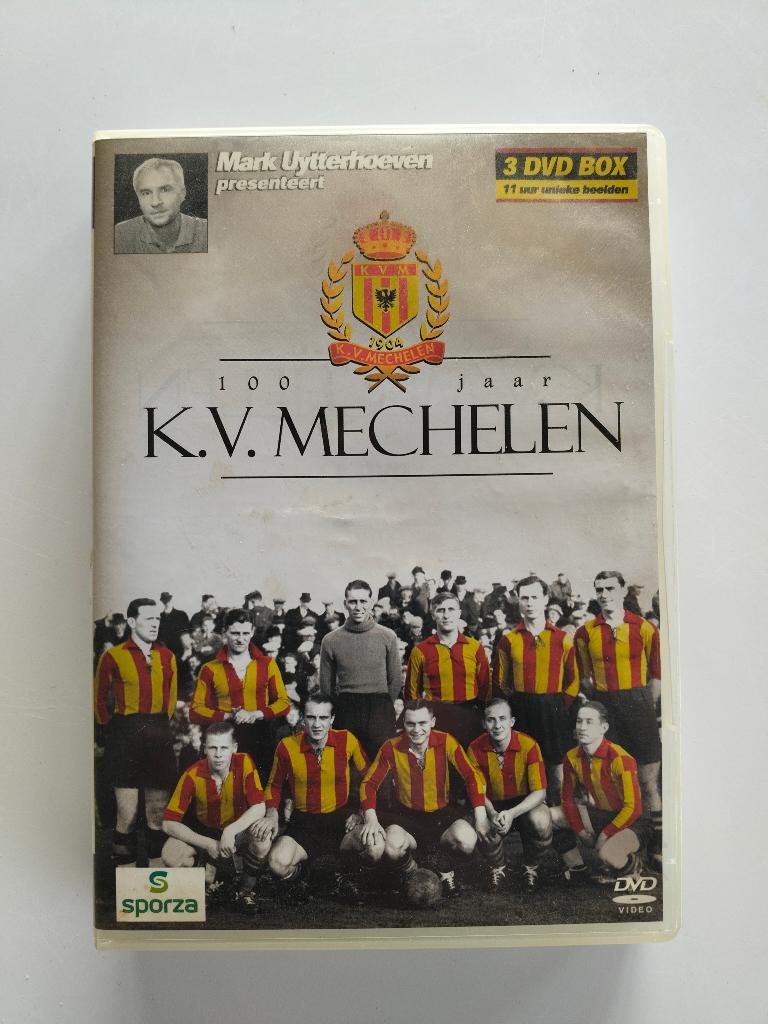 DVD 100 jaar K.V. MECHELEN, Voetbal, Alle leeftijden, Overige typen, Ophalen of Verzenden