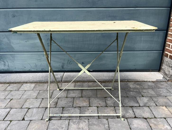 Table de bistrot française des années 1950, Maison & Meubles, Tables | Coiffeuses, Utilisé, Enlèvement