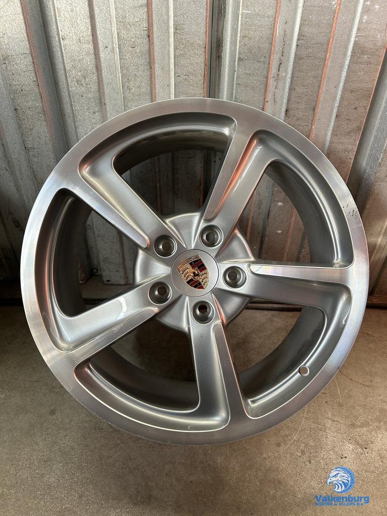 1 stuks originele Porsche 911 991 Techno 20 inch velg 5x130, Véhicule de tourisme, -, Pneu(s), Utilisé