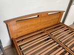 Bedframe + lattenbodems 160x200, Ophalen, Bruin, Tweepersoons, Zo goed als nieuw
